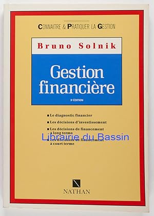 Imagen del vendedor de Gestion financire a la venta por Librairie du Bassin