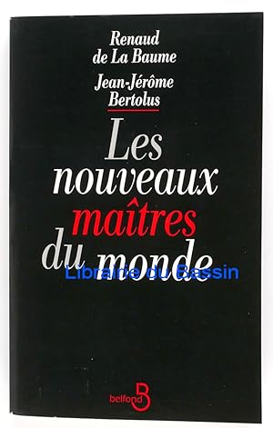 Immagine del venditore per Les nouveaux maîtres du monde venduto da Librairie du Bassin