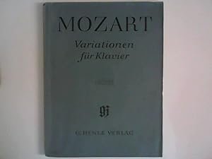 Immagine del venditore per Mozart Variationen fr Klavier. venduto da ANTIQUARIAT FRDEBUCH Inh.Michael Simon