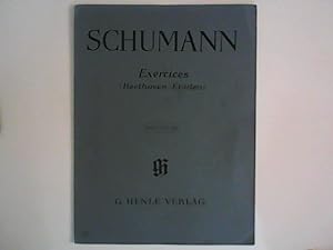 Immagine del venditore per Schumann : Exercises (Beethoven - Etden). venduto da ANTIQUARIAT FRDEBUCH Inh.Michael Simon