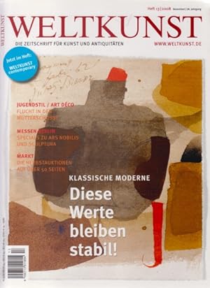 WELTKUNST - Art of the World - Le Monde des Arts - No. 13 - 2008 - 78. Jahrgang Zeitschrift für K...