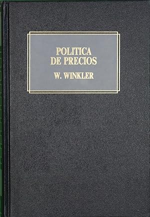 Imagen del vendedor de Poltica de precios a la venta por Librera Alonso Quijano