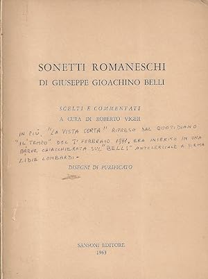Sonetti romaneschi di Giuseppe Gioachino Belli
