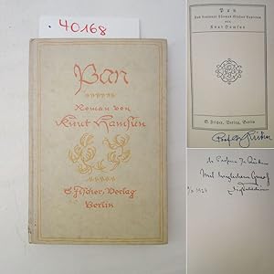 Pan aus Leutnant Thomas Glahns Papieren, von Knut Hamsun * aus dem Besitz von E r n s t R ü d i n