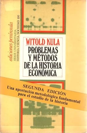 Immagine del venditore per Problemas y mtodos de la historia econmica venduto da Els llibres de la Vallrovira