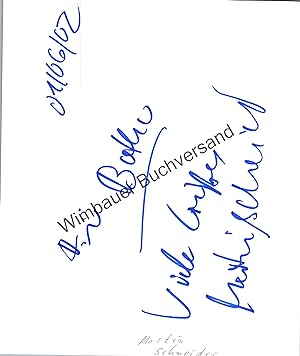 Bild des Verkufers fr Original Autogramm Martin "Maddin" Schneider /// Autogramm Autograph signiert signed signee zum Verkauf von Antiquariat im Kaiserviertel | Wimbauer Buchversand