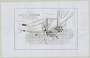 Map of a Part of the City of Richmond Showing the Burnt Districts