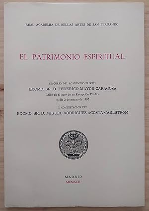 Imagen del vendedor de El patrimonio espiritual a la venta por Largine