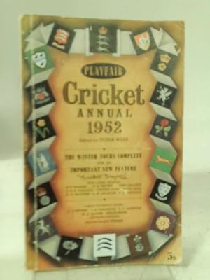 Bild des Verkufers fr Playfair Cricket Annual 1952 zum Verkauf von World of Rare Books