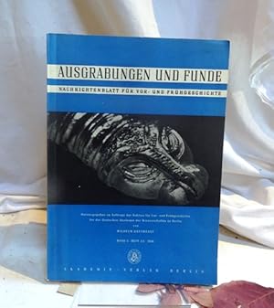 Image du vendeur pour Ausgrabungen und Funde. Nachrichtenblatt fr Vor- und Frhgeschichte. Band 3 - Heft 4/5 - 1958. mis en vente par terrahe.oswald