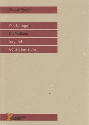 Seller image for Programmheft Richard Wagner DIE WALKRE Premiere 10. Oktober 1999 Opernhaus Spielzeit 1999 / 2000 Nr. 74 for sale by Programmhefte24 Schauspiel und Musiktheater der letzten 150 Jahre