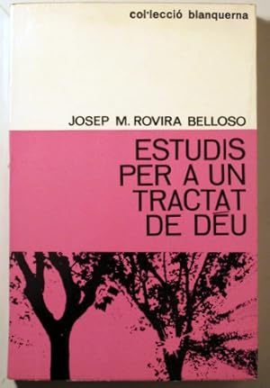 Imagen del vendedor de ESTUDIS PER A UN TRACTAT DE DU - Barcelona 1970. a la venta por Llibres del Mirall