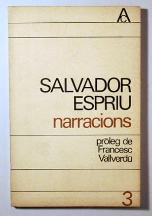 Imagen del vendedor de NARRACIONS - Barcelona 1965 a la venta por Llibres del Mirall