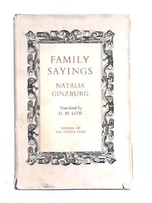 Bild des Verkufers fr Family Sayings zum Verkauf von World of Rare Books
