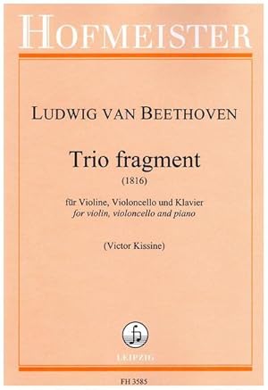 Bild des Verkufers fr Trio fragmentfr Violine, Violoncello und Klavier : Stimmen zum Verkauf von AHA-BUCH GmbH