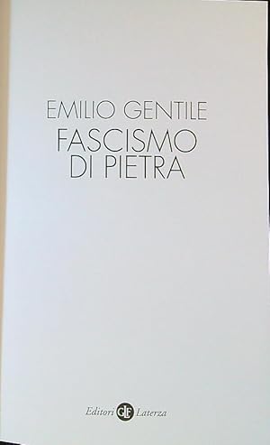 Immagine del venditore per Fascismo di pietra venduto da Librodifaccia