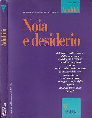 Bild des Verkufers fr Adultit N. 3 1996 Noia e desiderio zum Verkauf von Biblioteca di Babele