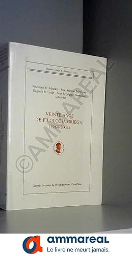 Bild des Verkufers fr Veinte aos de Filologa Griega (1984-2004) zum Verkauf von Ammareal