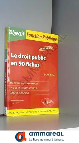 Image du vendeur pour Le droit public en 90 fiches mis en vente par Ammareal