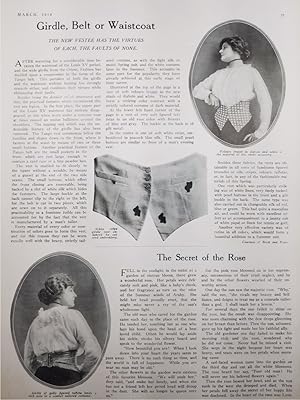 Bild des Verkufers fr Article: Girdle, Belt or Waistcoat; the Secret of the Rose; Silks of a Season zum Verkauf von Hammonds Antiques & Books