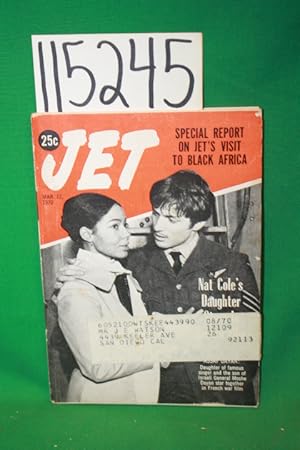 Image du vendeur pour Jet Magazine 1970 Mar. 12 Carol Cole & Assaf Dayan mis en vente par Princeton Antiques Bookshop