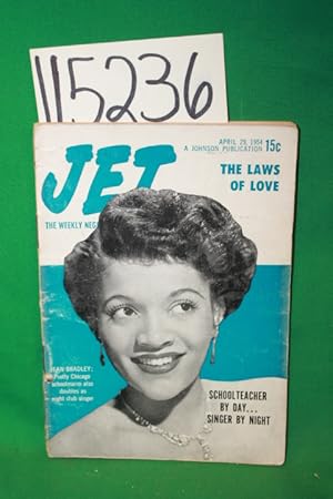 Image du vendeur pour Jet Magazine 1954 April 29 Jean Bradley on Cover mis en vente par Princeton Antiques Bookshop