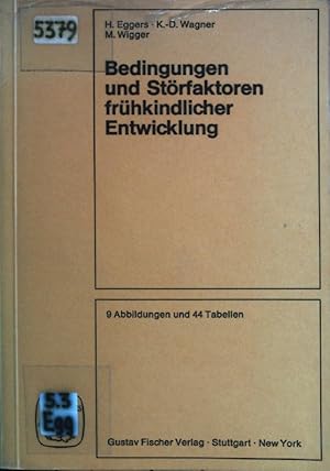 Bild des Verkufers fr Bedingungen und Strfaktoren der frhkindlichen Entwicklung. zum Verkauf von books4less (Versandantiquariat Petra Gros GmbH & Co. KG)