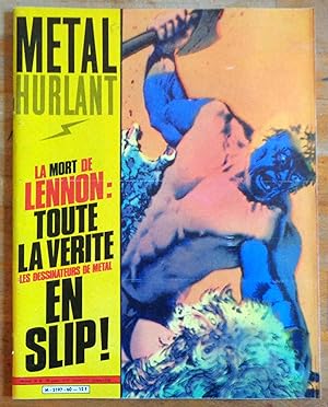 Imagen del vendedor de Mtal Hurlant 60 - La mort de Lennon: toute la vrit. a la venta por La Bergerie