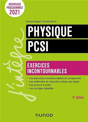 physique ; PCSI ; exercices incontournables (5e édition)