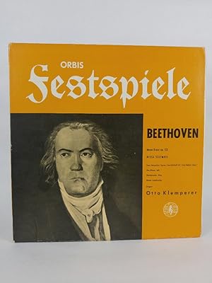 Seller image for Orbis Festspiele. Messe D-dur op. 123 "Missa Solemnis". 2 Vinyl-LPs. Otto Klemperer, Wiener Symphoniker, Akademiechor Wien. for sale by ANTIQUARIAT Franke BRUDDENBOOKS