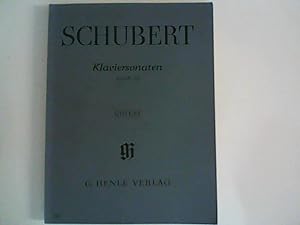 Image du vendeur pour Franz Schubert Klaviersonaten Band III ; Frhe und unvollendete Sonaten. mis en vente par ANTIQUARIAT FRDEBUCH Inh.Michael Simon