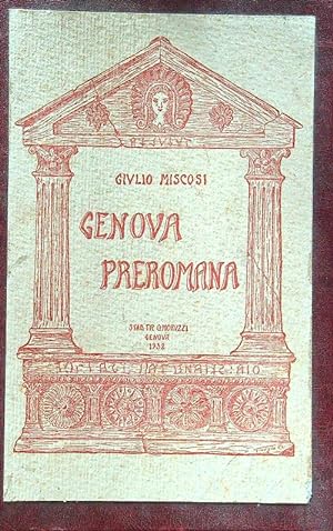 Bild des Verkufers fr Genova preromana zum Verkauf von Librodifaccia