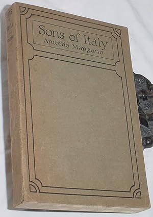 Imagen del vendedor de Sons of Italy - A Social and Religious Study of the Italians in America a la venta por R Bryan Old Books