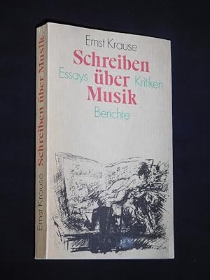 Bild des Verkufers fr Schreiben ber Musik. Essays, Kritiken, Berichte. Mit einem Nachwort von Horst Seeger zum Verkauf von Fast alles Theater! Antiquariat fr die darstellenden Knste