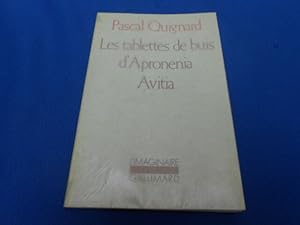 Les tablettes de buis d'Apronenia Avitia