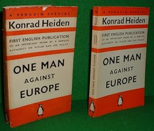 Bild des Verkufers fr ONE MAN AGAINST EUROPE A Penguin Special S15 zum Verkauf von booksonlinebrighton