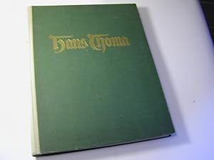 Imagen del vendedor de Hans Thoma. 87 Tafeln in Farbendruck, Mattautotyie, Kupferdruck und 21 Textabbildungen a la venta por Antiquariat Fuchseck