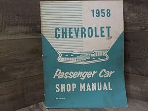 Image du vendeur pour 1958 Chevrolet Car Repair Shop Manual Reprint for all models mis en vente par Archives Books inc.