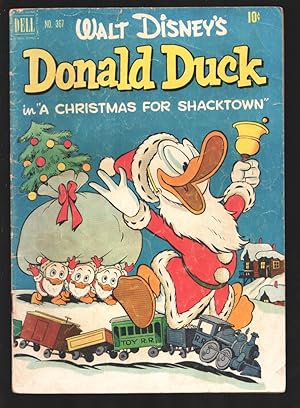 Donald Duck-Four Color Comics #367 1952-Dell-'Christmas For Shacktown'-Carl Barks Christmas issue...