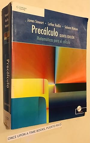 Immagine del venditore per Precalculo/ Precalculus: Matematicas para el Calculo 5e (Spanish Edition) venduto da Once Upon A Time