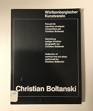 Christian Boltanski Recueil de saynetes comiques interpretees par Boltanski