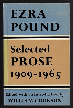 Image du vendeur pour Selected Prose, 1909-1965 mis en vente par Nighttown Books
