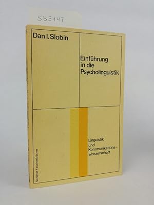 Bild des Verkufers fr Einfhrung in die Psycholinguistik zum Verkauf von ANTIQUARIAT Franke BRUDDENBOOKS