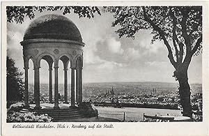 AK Weltkulturstadt Wiesbaden. Blick vom Neroberg auf die Stadt. ca. 1920