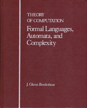 Seller image for Theory of Computation: Formal Languages, Automata, and Complexity for sale by Goulds Book Arcade, Sydney