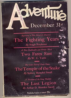 ADVENTURE - December 31 1926