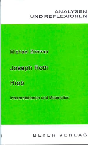 Analysen und Reflexionen, Bd.83, Joseph Roth 'Hiob'