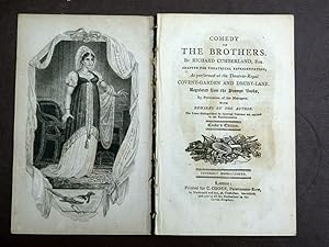 Comedy of the Brothers. Cooke's Edition. 1808. Adapted for Theatrical Representation, As Performe...