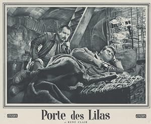 "PORTE DES LILAS" Photo d'exploitation entoilée Réalisé par René CLAIR en 1957 avec Georges BRASS...
