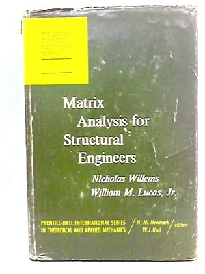 Seller image for Matrix Analysis for Structural Engineers for sale by World of Rare Books